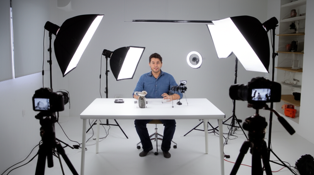 Content creator workspace